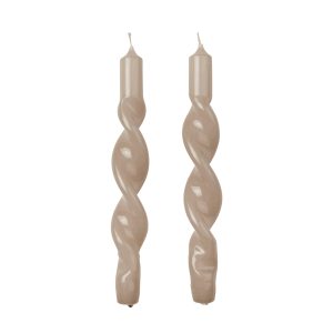 Broste Copenhagen - Twist Glossy Kerzen