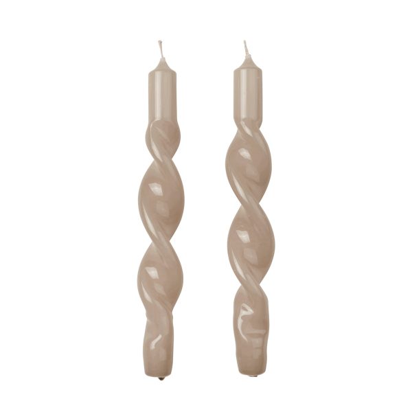 Broste Copenhagen - Twist Glossy Kerzen