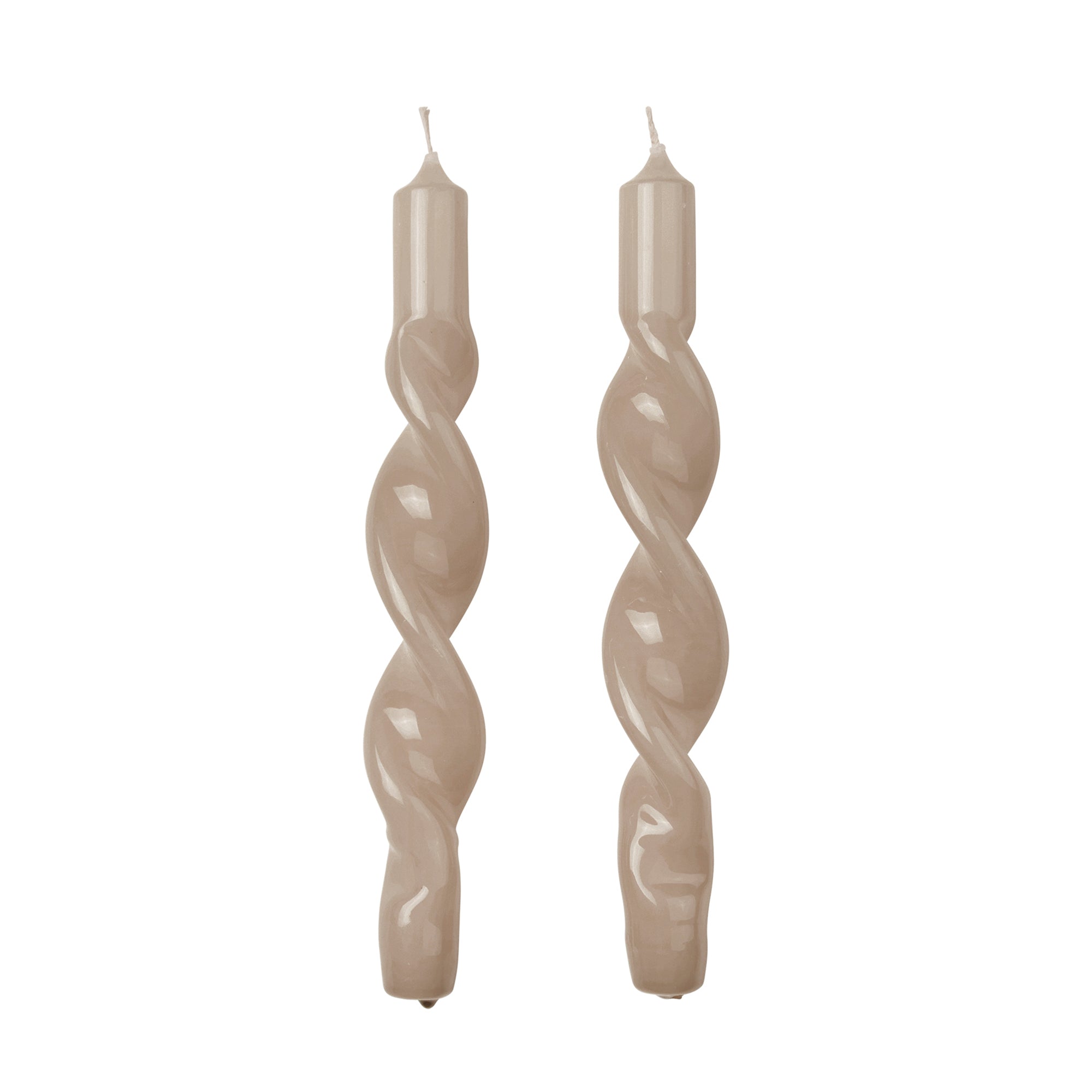 Broste Copenhagen - Twist Glossy Kerzen