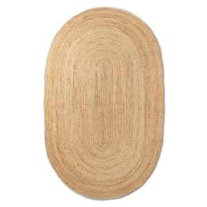 Ferm Living - Eternal Oval Jute Teppich