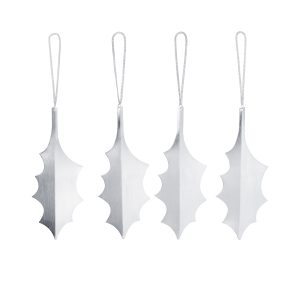 Ferm Living - Holly Leaf Ornament (4er-Set)