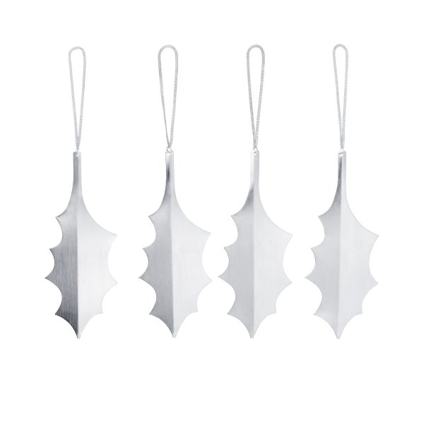Ferm Living - Holly Leaf Ornament (4er-Set)