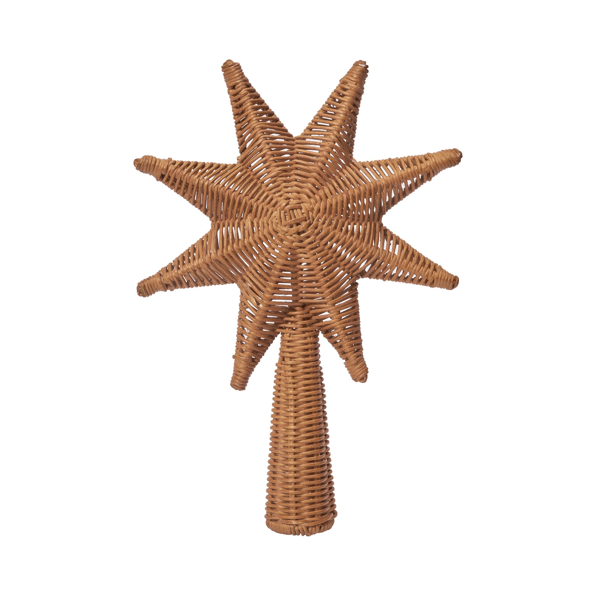 Ferm Living - Rattan Weihnachtsbaumspitze Stern