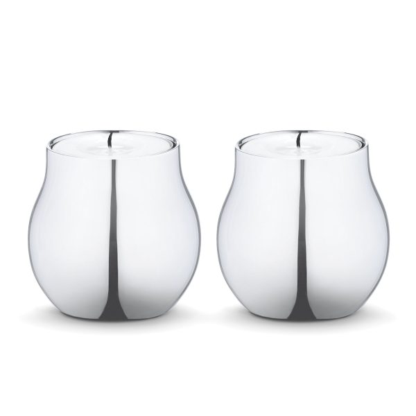 Georg Jensen - Cafu Teelichthalter Edelstahl