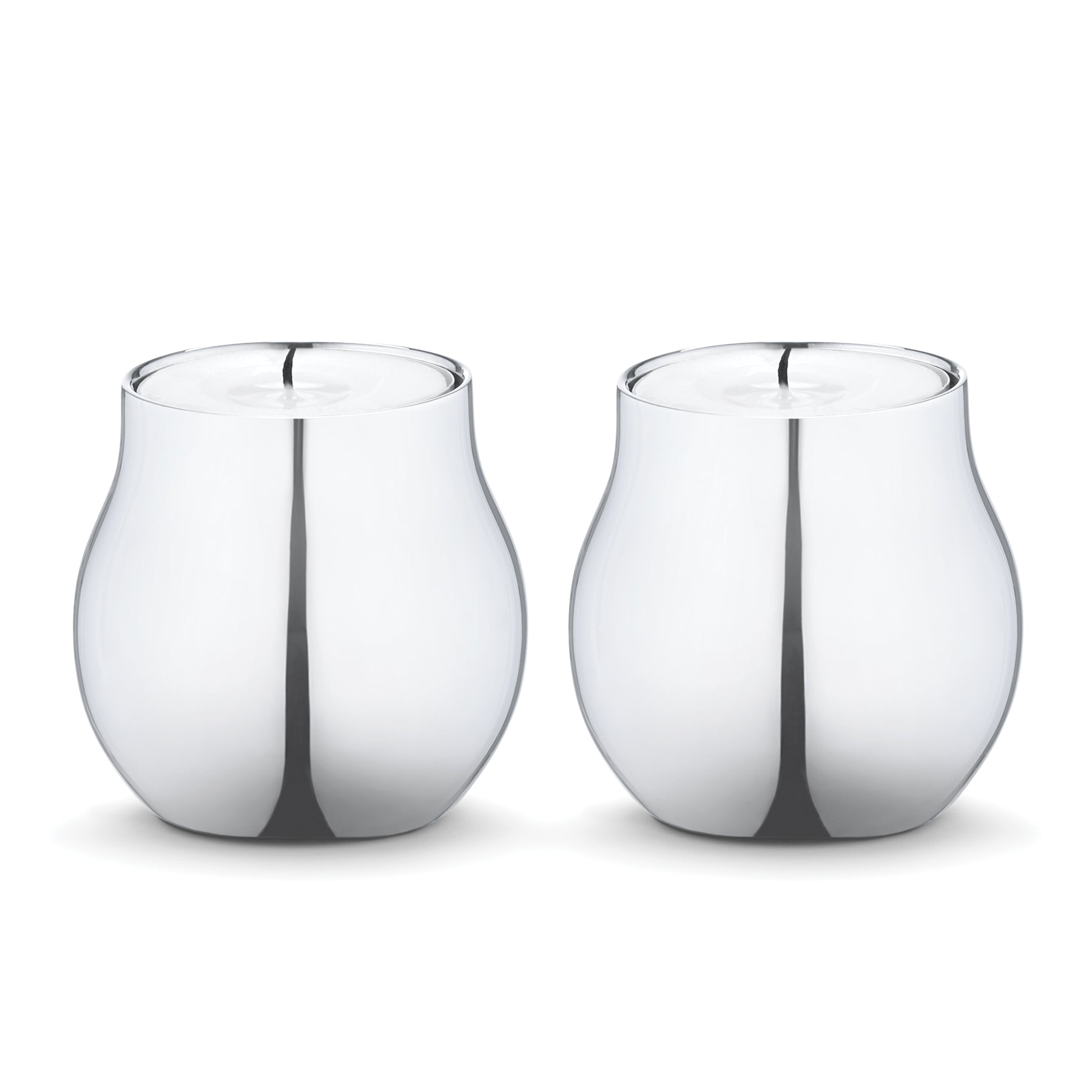 Georg Jensen - Cafu Teelichthalter Edelstahl