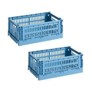 HAY - Colour Crate S Korb-Set recycled