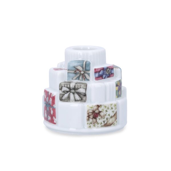 Kähler Design - Hammershøi Kerzenständer mit Geschenkemotiv