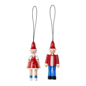 Kay Bojesen - Weihnachtsjunge Ole und Weihnachtsmädchen Lise