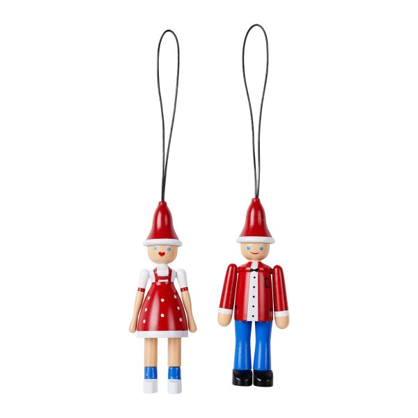 Kay Bojesen - Weihnachtsjunge Ole und Weihnachtsmädchen Lise