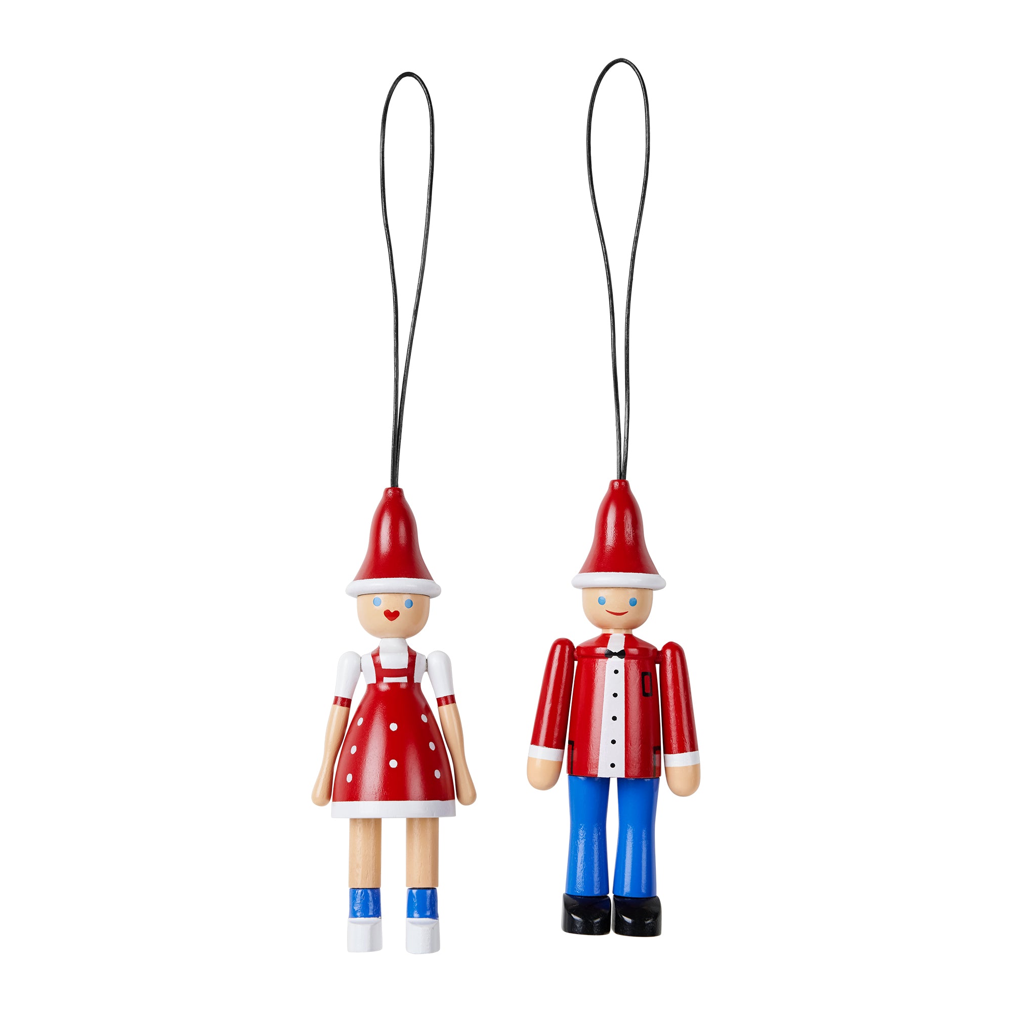 Kay Bojesen - Weihnachtsjunge Ole und Weihnachtsmädchen Lise