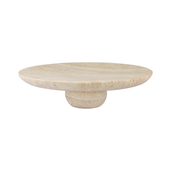 Mette Ditmer - Travertine Pedestal Tablett