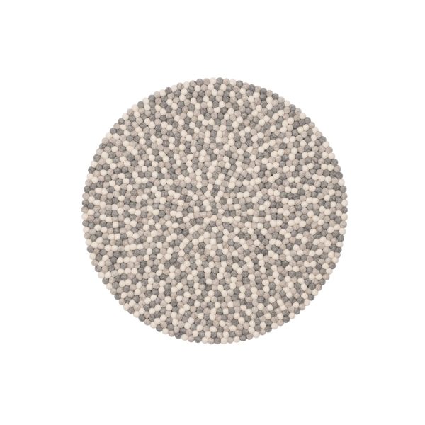myfelt - Hella Filzkugelteppich rund