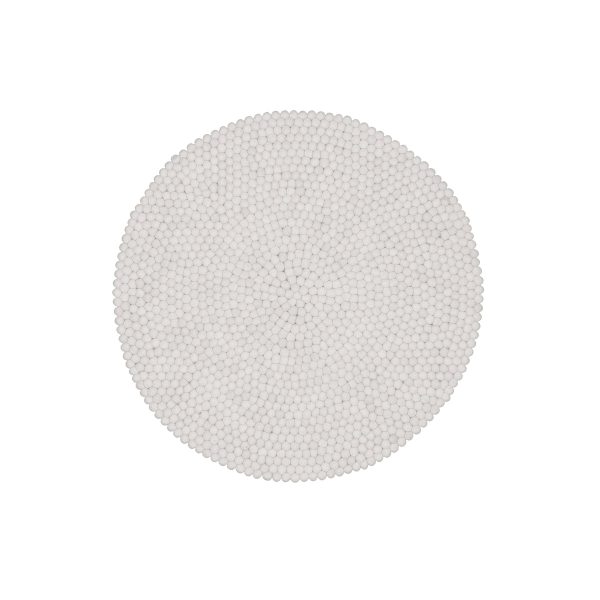 myfelt - Linéa Filzkugelteppich rund