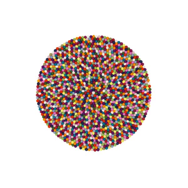 myfelt - Lotte Filzkugelteppich rund