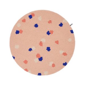 myfelt - Terra Rose Filzkugelteppich rund