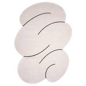 Okej - Squiggle Teppich, Cloud Gray