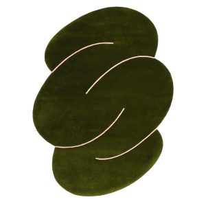 Okej - Squiggle Teppich, Moss Green