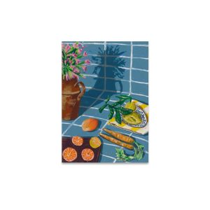 Paper Collective - Composition in Blue Poster