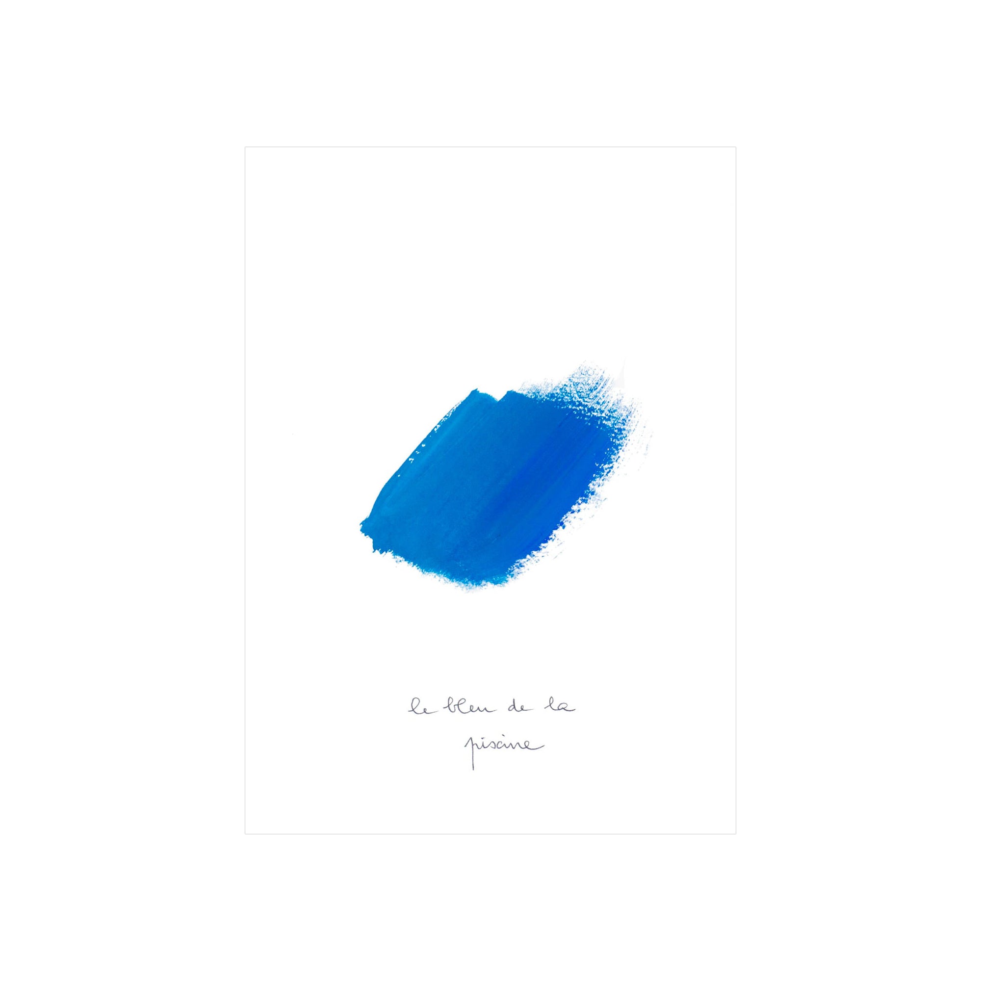 Paper Collective - Le Bleu Poster