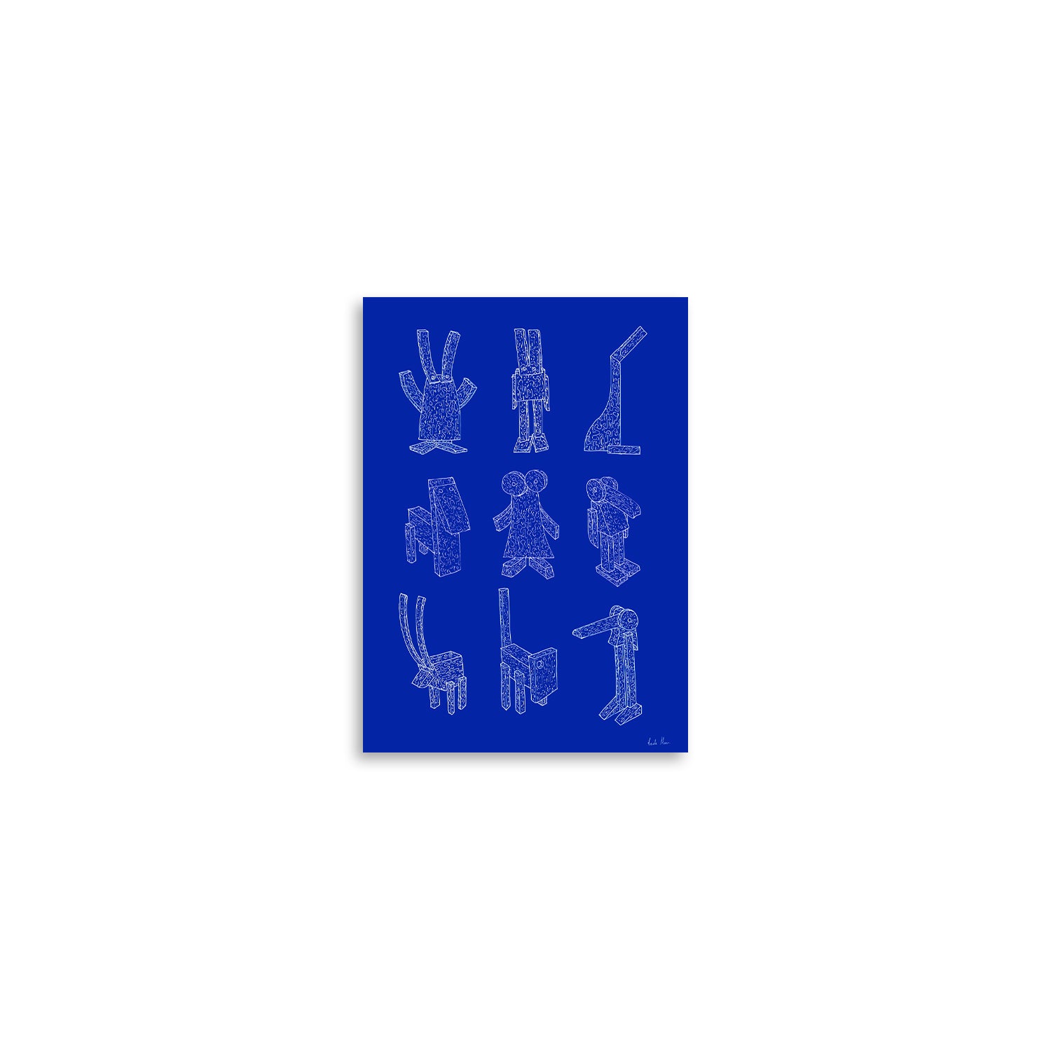 Paper Collective - Offcut Animals Poster