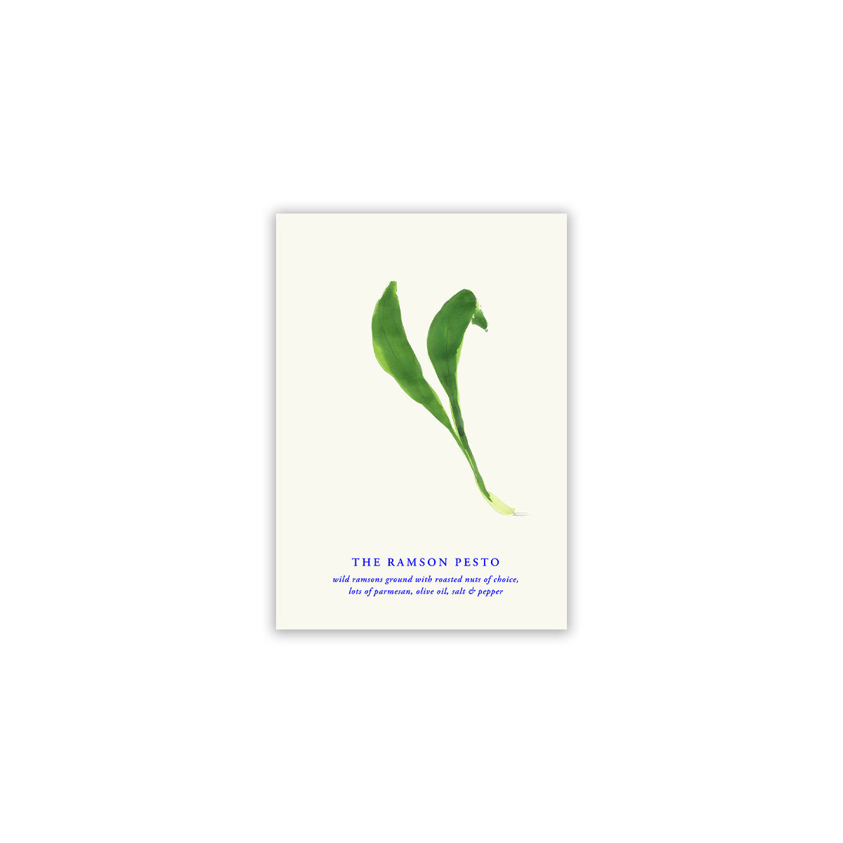 Paper Collective - The Ramson Pesto Poster