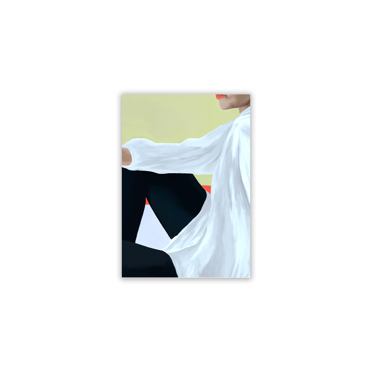 Paper Collective - White Shirt Poster