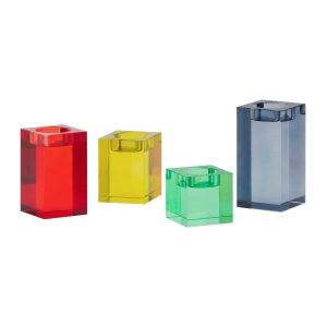 Remember - Glasblock-Kerzenhalter Vela