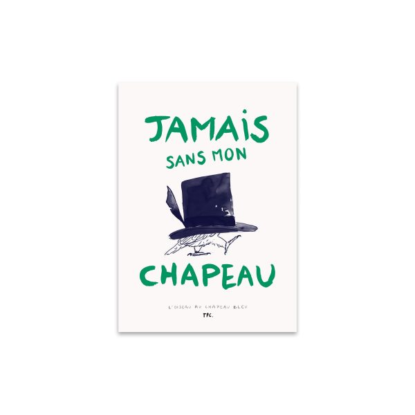 The Poster Club - L'Oiseau au Chapeau Bleu von Another Art Project