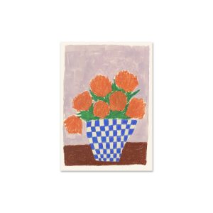 The Poster Club - Orange Flowers von Carla Llanos