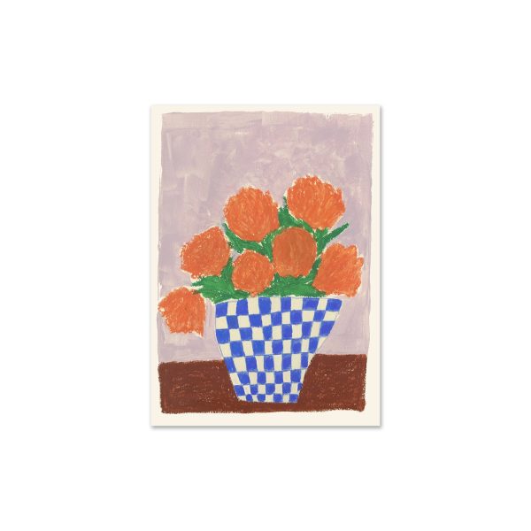 The Poster Club - Orange Flowers von Carla Llanos