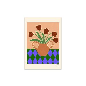 The Poster Club - Red Tulips von Carla Llanos