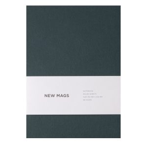 NEW MAGS, Notizbuch Moosgrün - Softcover/gefüttert
