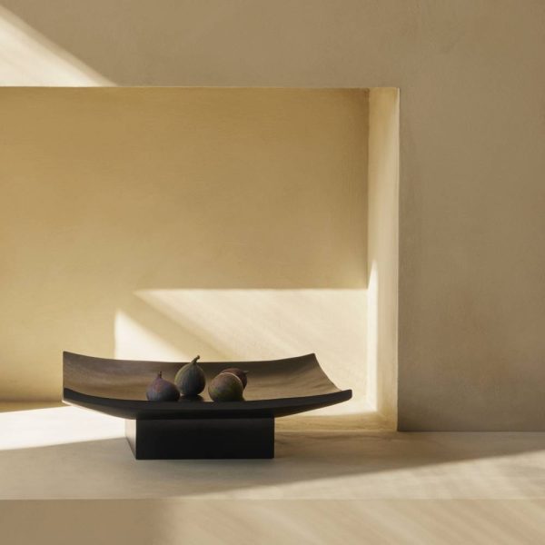 Audo Relevé Platter, Wood, Black