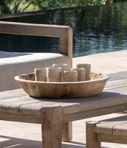 Bowl Tango aus Teak