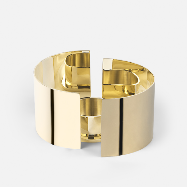 Skultuna Kerzenhalter Infinity, Messing