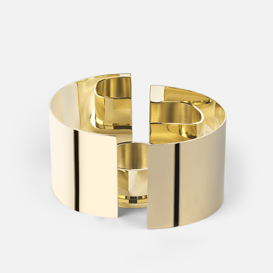 Skultuna Kerzenhalter Infinity, Messing