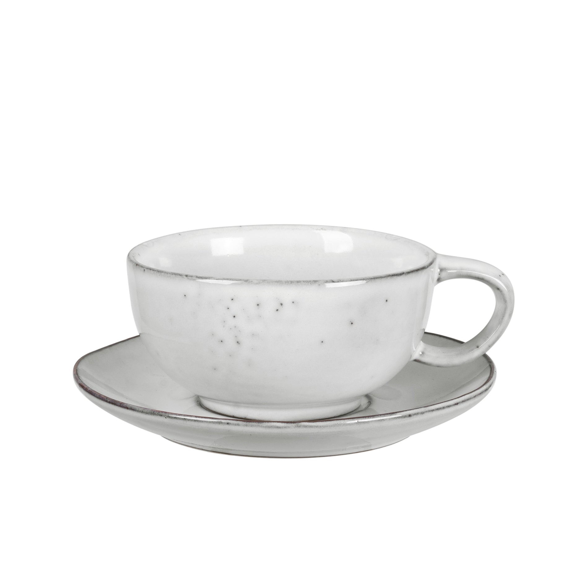 Broste Copenhagen - Nordic Sand Tasse mit Untertasse