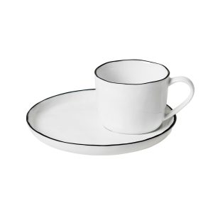 Broste Copenhagen - Salt Tasse mit Untertasse