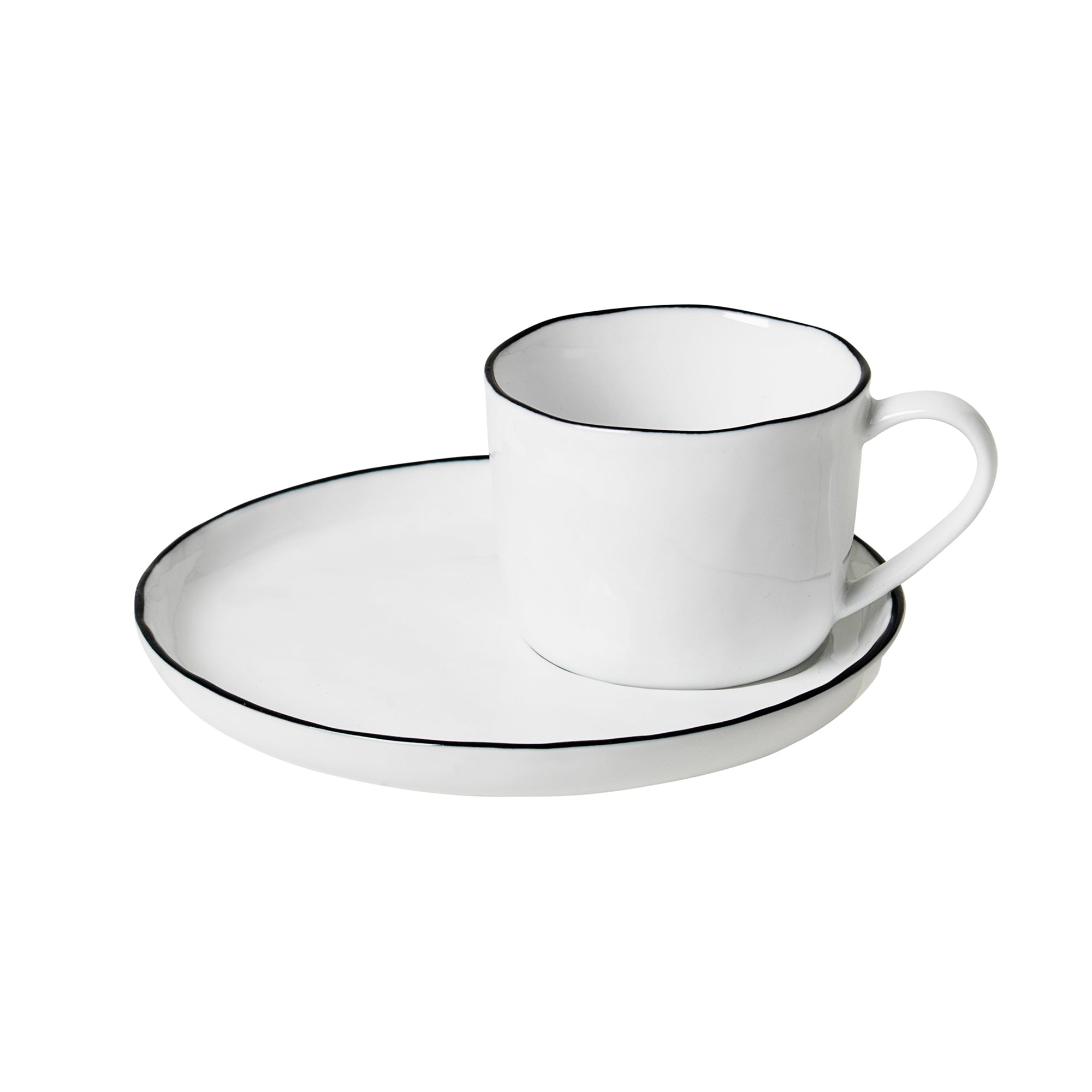 Broste Copenhagen - Salt Tasse mit Untertasse