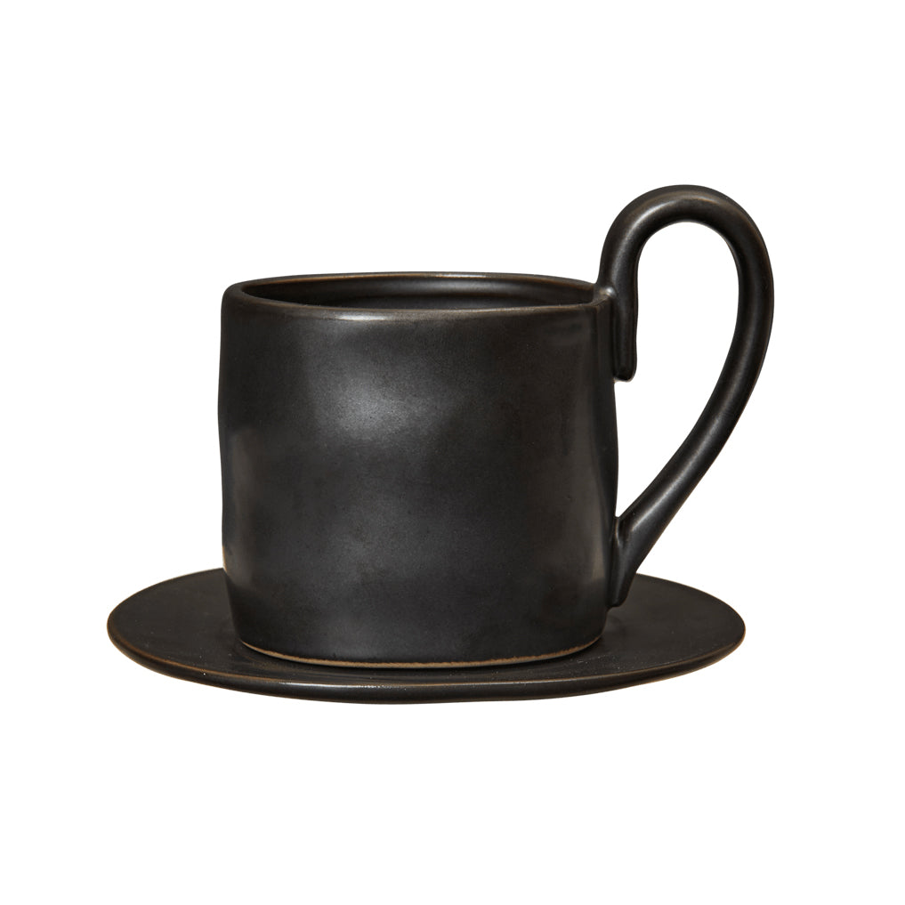Ferm Living - Flow Tasse mit Untertasse
