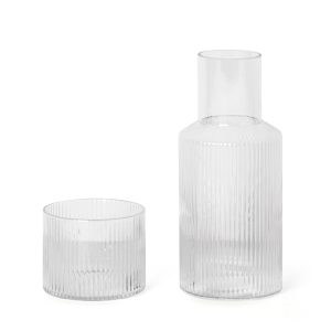 Ferm Living - Ripple Karaffen-Set, klein