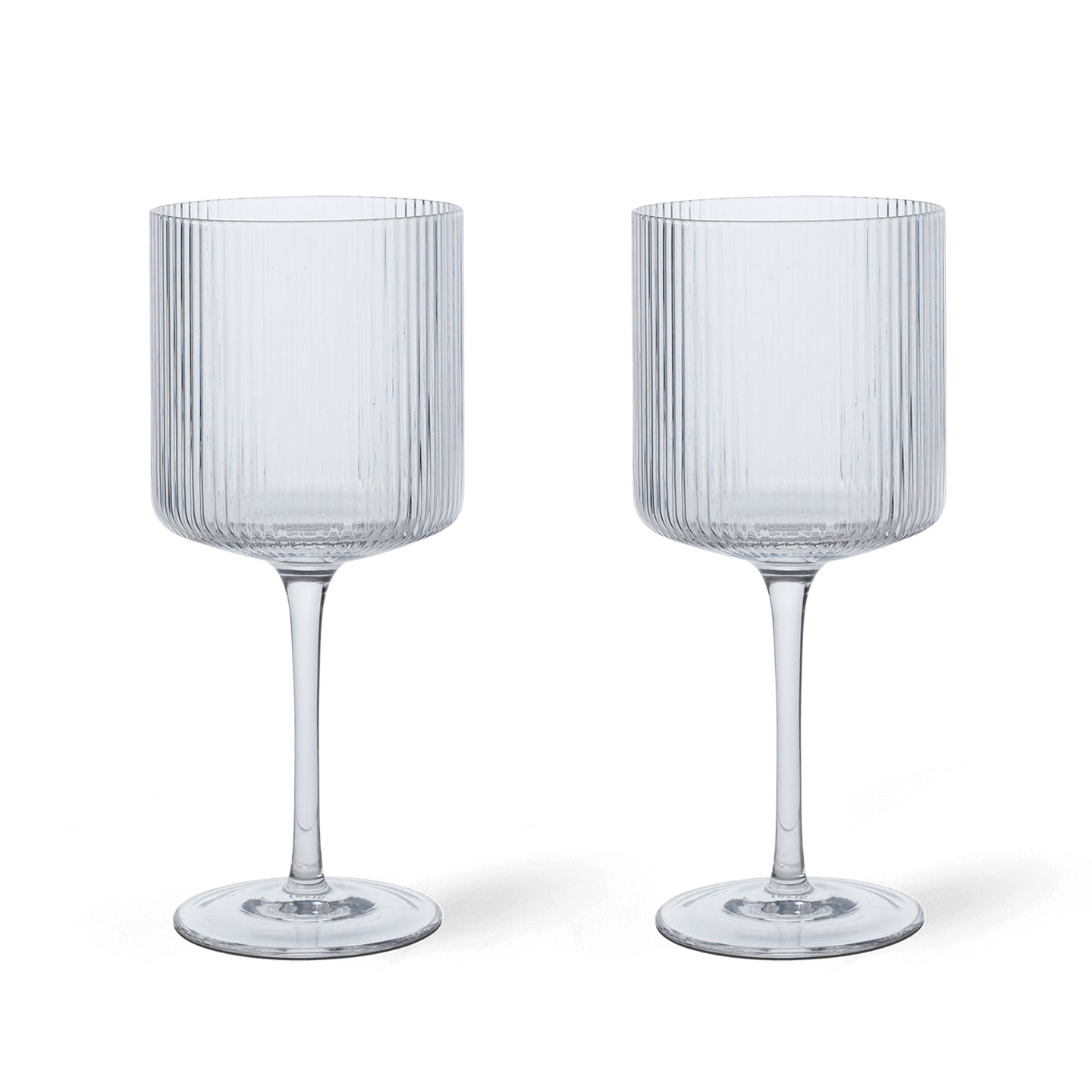 Ferm Living - Ripple Rotweinglas (2er-Set)