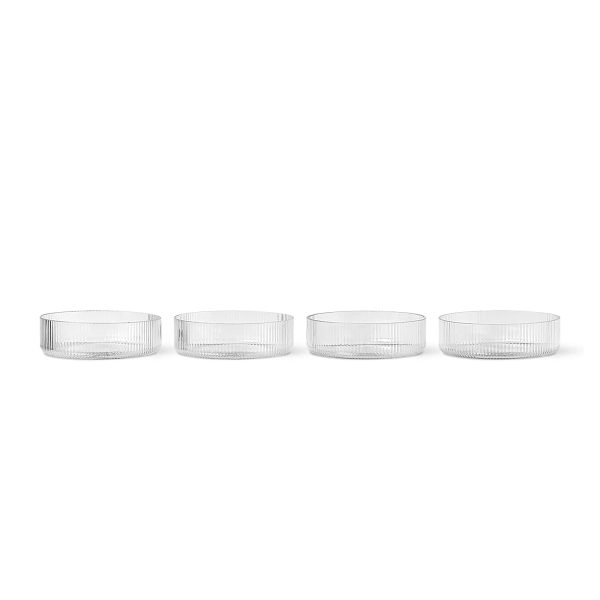 Ferm Living - Ripple Schale (4er-Set)