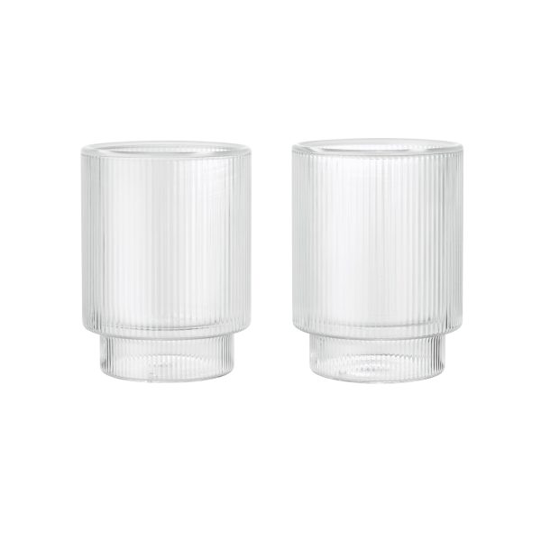 Ferm Living - Ripple Thermal Gläser (2er-Set)