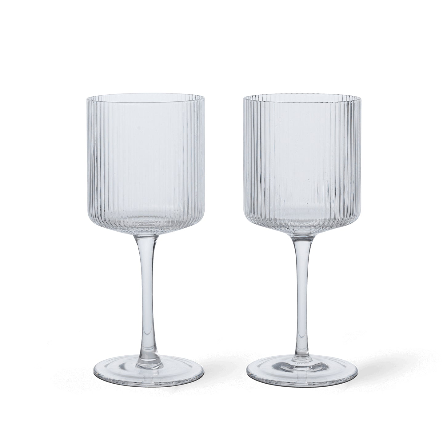 Ferm Living - Ripple Weißweinglas (2er-Set)