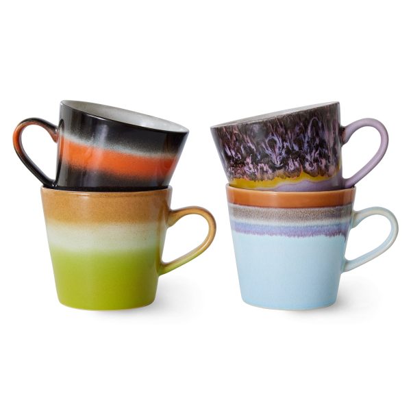 HKliving - 70's Cappuccino Tassen