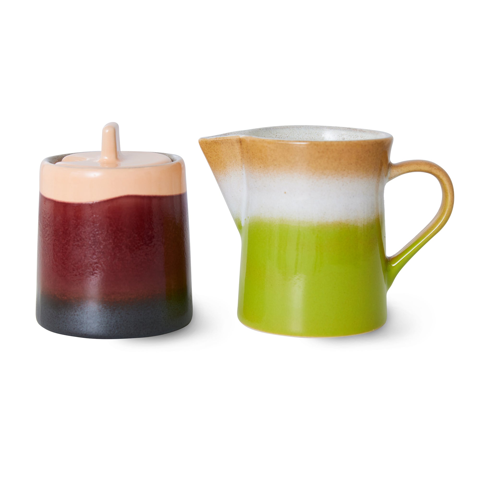 HKliving - 70's Milch und Zucker-Set