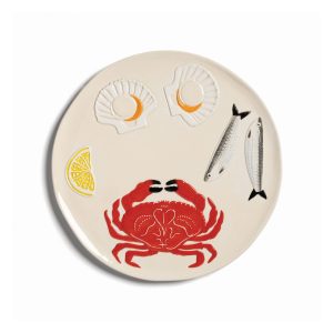 &klevering - De la mer Servierplatte Ø 26,5 cm