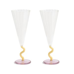 &klevering - Flute Champagnerglas