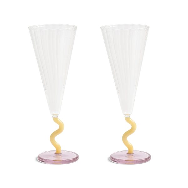 &klevering - Flute Champagnerglas